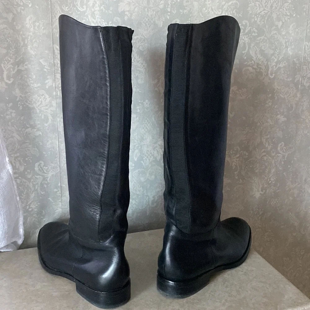 Banana Republic Leather Boots 7 Medium - 15” High